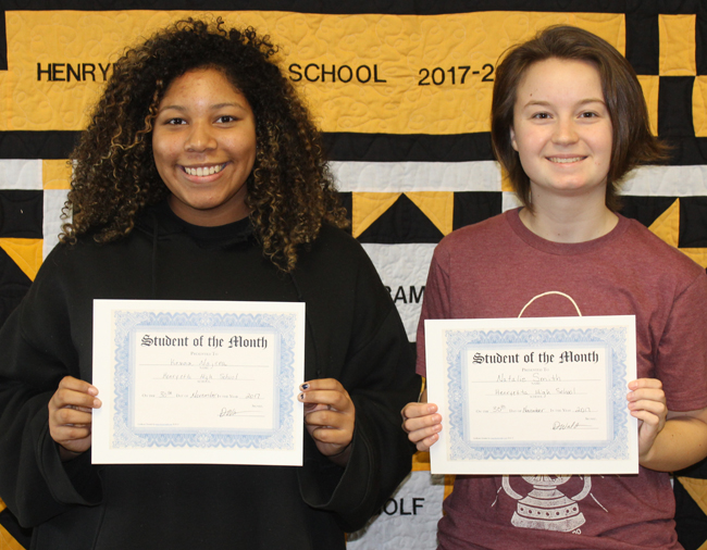 dec students of month