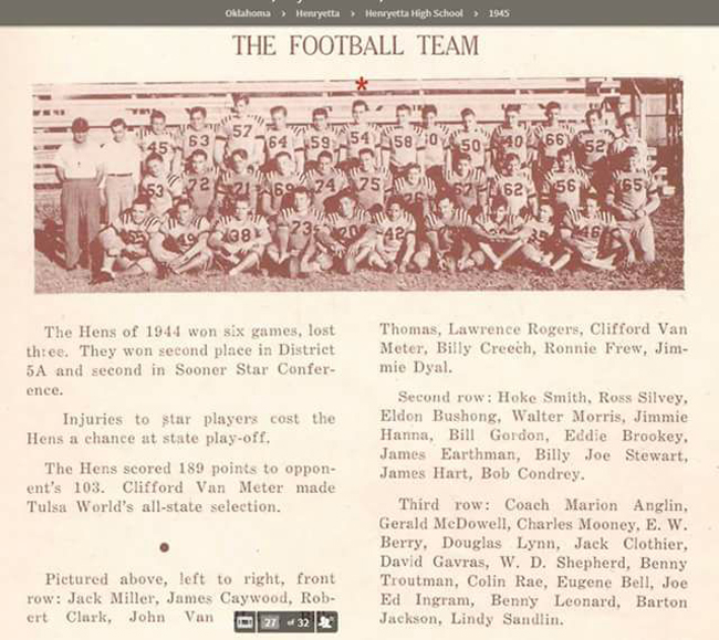 1944 football team